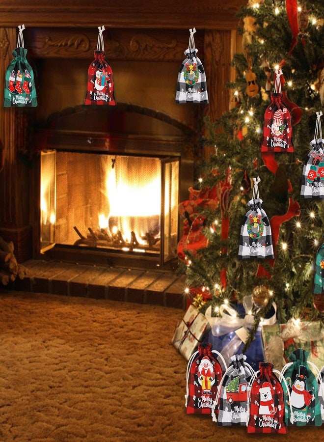 Amariver 24 Pcs Burlap Drawstring Gift Bags - Reusable Linen Pouches for Christmas, Birthday, New Year Parties & More - Image 4